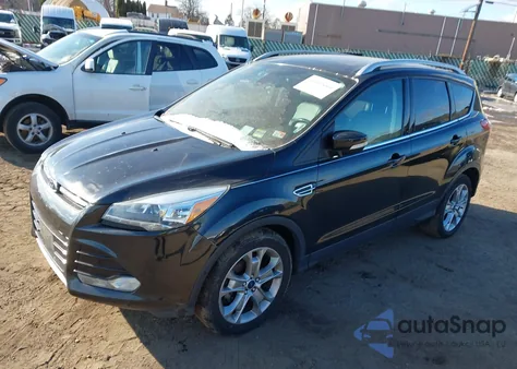 2014 Ford Escape Titanium из США, поврежденный, VIN 1FMCU0JXXEUD84376